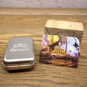 4 Queens Hotel And Casino Playing Cards With Aluminum Case